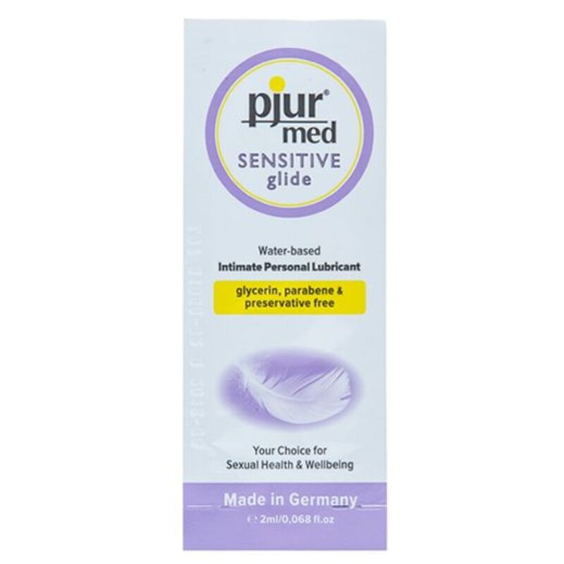 PJUR - MED SENSITIVE GLIDE WATER BASED LUBRICANT 2 ML - NOCTURNA DESIRES