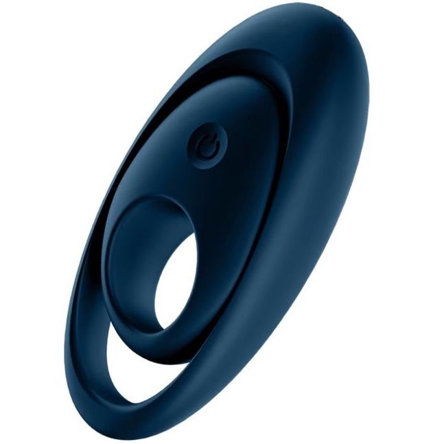 SATISFYER - GLORIOUS DUO RING VIBRATOR BLUE - NOCTURNA DESIRES