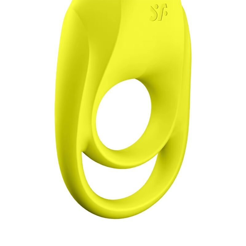 SATISFYER - SPECTACULAR DUO RING VIBRATOR YELLOW - NOCTURNA DESIRES
