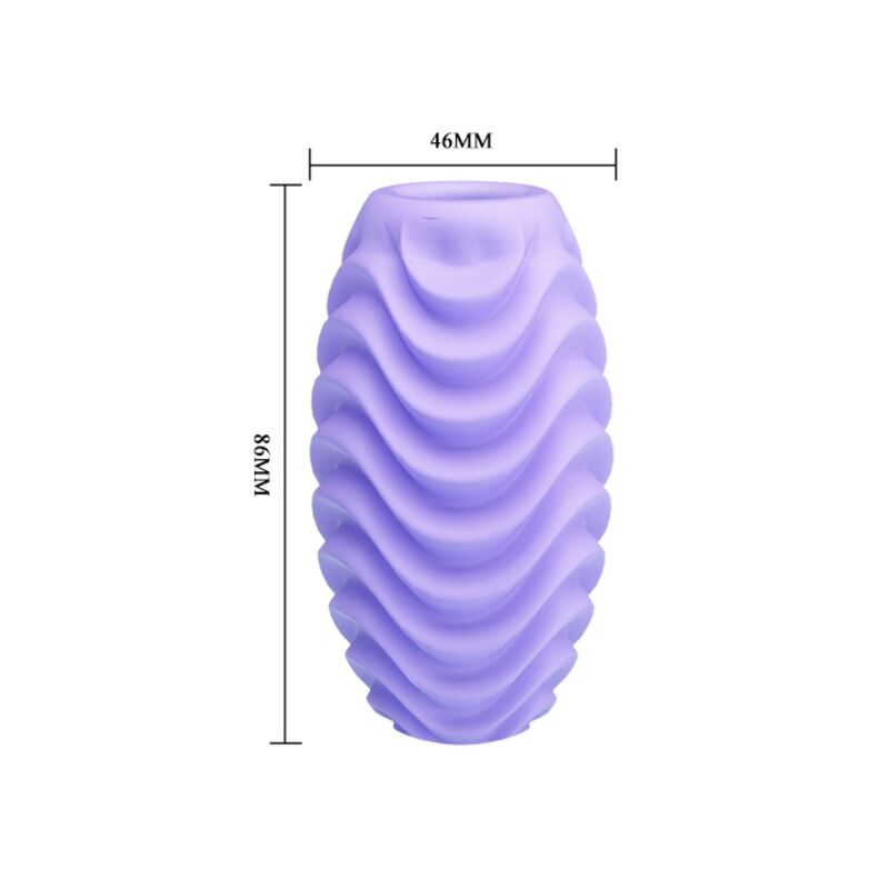 PRETTY LOVE - DOUBLE SIDED LILAC MASTURBATOR EGG - NOCTURNA DESIRES