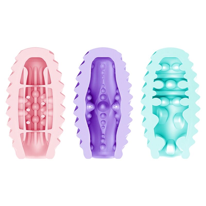PRETTY LOVE - DOUBLE SIDED MASTURBATOR EGG 15 UNITS - NOCTURNA DESIRES