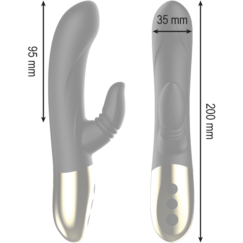 IBIZA - VIBRATOR NEW EXPERIENCE WITH LICKING RABBIT - NOCTURNA DESIRES