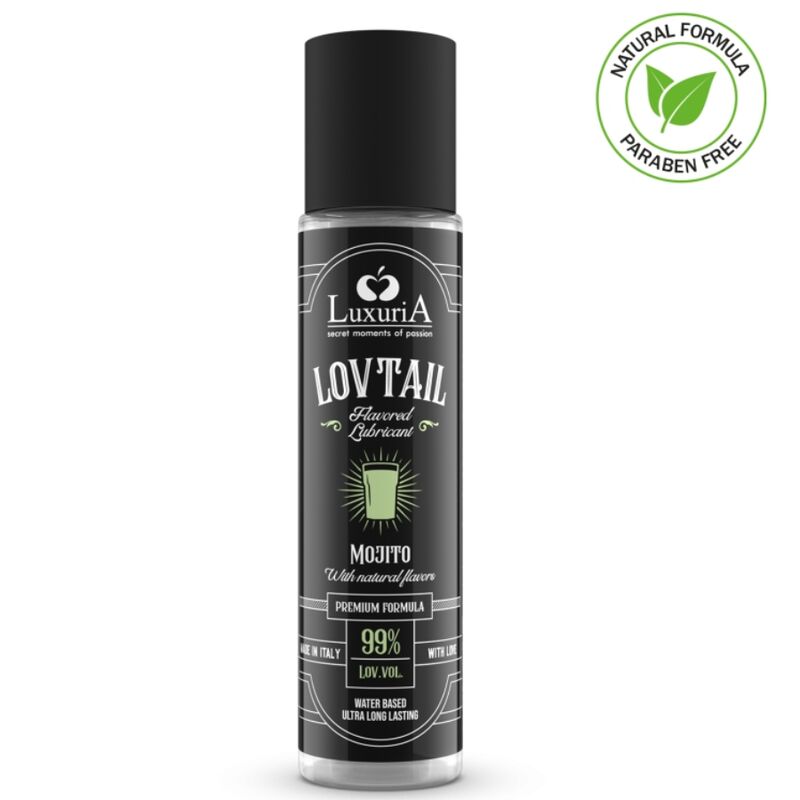 INTIMATELINE - LUXURIA WATER BASED LOVTAIL LUBRICANT MOJITO 60 ML - NOCTURNA DESIRES
