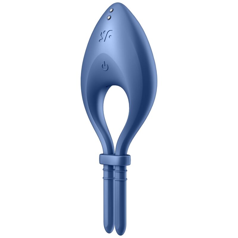 SATISFYER - BULLSEYE RING VIBRATOR APP BLUE - NOCTURNA DESIRES