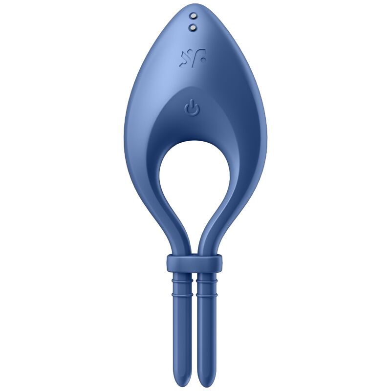 SATISFYER - BULLSEYE RING VIBRATOR APP BLUE - NOCTURNA DESIRES