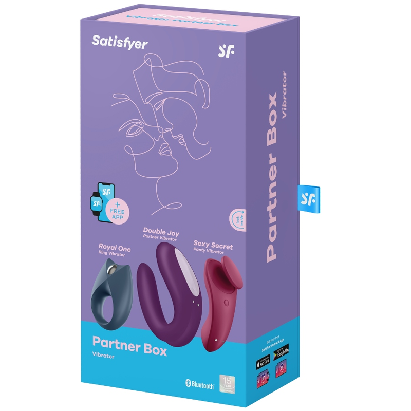 SATISFYER - PARTNER BOX 3 - NOCTURNA DESIRES