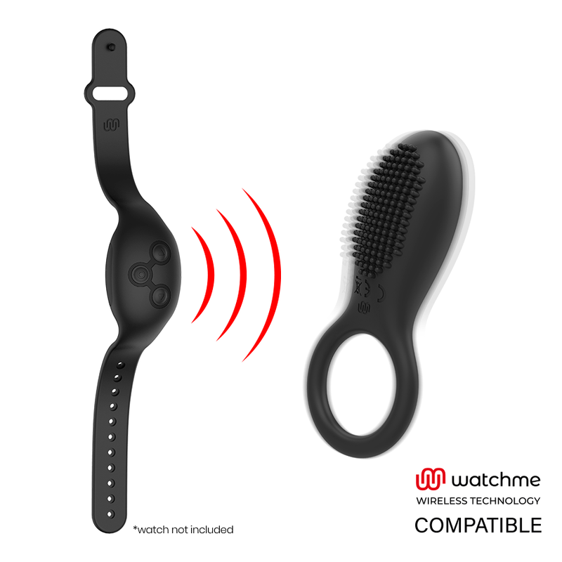 MR BOSS - TINO STIMULATOR RING COMPATIBLE WITH WATCHME WIRELESS TECHNOLOGY - NOCTURNA DESIRES