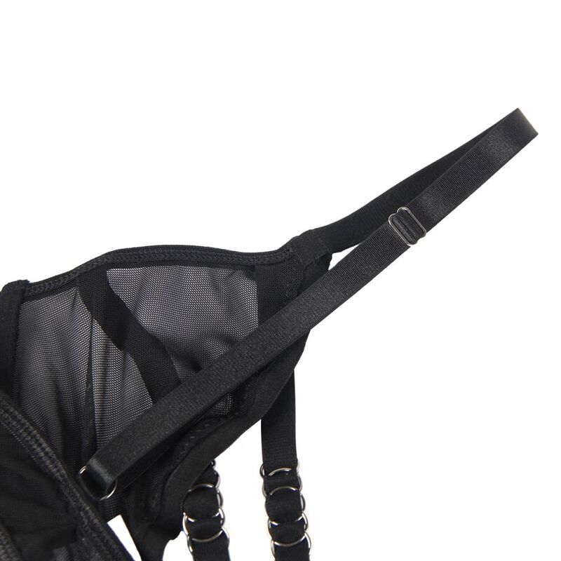 SUBBLIME - SET TWO PIECES SET BRA AND PANTIES L/XL - NOCTURNA DESIRES