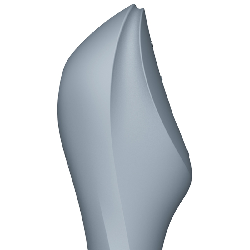 SATISFYER - CURVY TRINITY 3 AIR PULSE VIBRATOR GREY - NOCTURNA DESIRES