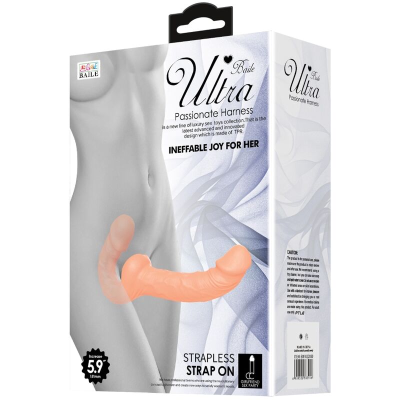BAILE - ULTRA PASSIONATE DILDO WITH HARNESS WITHOUT SUPPORT - NOCTURNA DESIRES