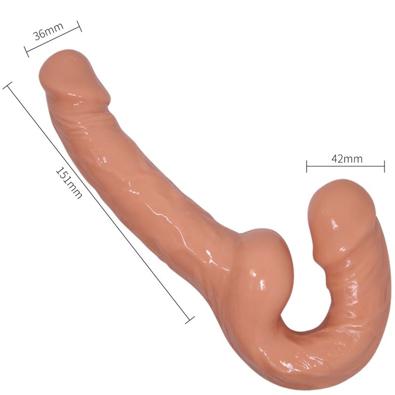 BAILE - ULTRA PASSIONATE DILDO WITH HARNESS WITHOUT SUPPORT - NOCTURNA DESIRES