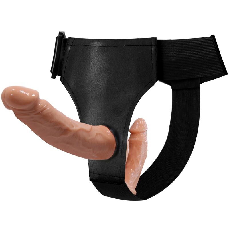 BAILE - ULTRA PASSIONATE DOUBLE DILDOS WITH HARNESS - NOCTURNA DESIRES
