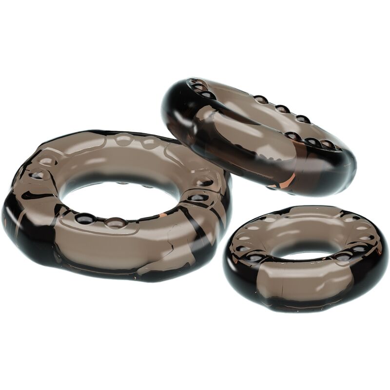 BAILE - COCK RINGS YVONNE SET 3 PENIS RINGS - NOCTURNA DESIRES