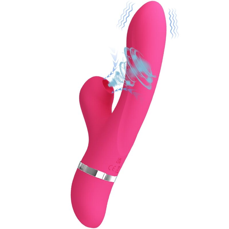 PRETTY LOVE - WILLOW RABBIT VIBRATOR AND SUCTION - NOCTURNA DESIRES