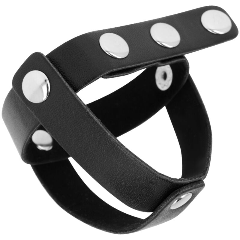 OHMAMA FETISH LEATHER BALL CAGE - NOCTURNA DESIRES