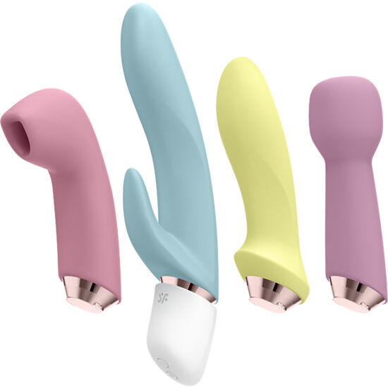 SATISFYER - MARVELOUS FOUR VIBRATOR & AIR PULSE SET - NOCTURNA DESIRES