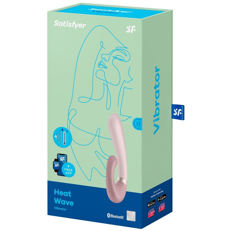 SATISFYER - HEAT WAVE VIBRATOR APP PINK - NOCTURNA DESIRES