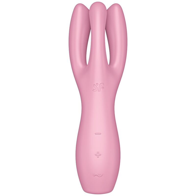 SATISFYER - THREESOME 3 VIBRATOR PINK - NOCTURNA DESIRES