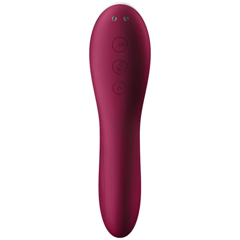 SATISFYER - DUAL CRUSH AIR PULSE VIBRATOR - NOCTURNA DESIRES