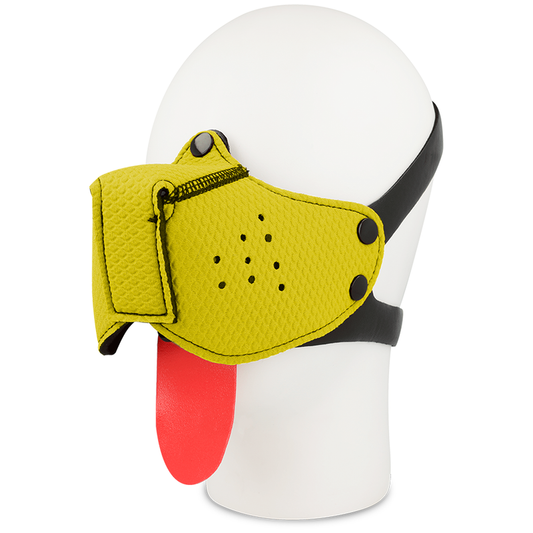 OHMAMA FETISH DOG MUZZLE - YELLOW - NOCTURNA DESIRES