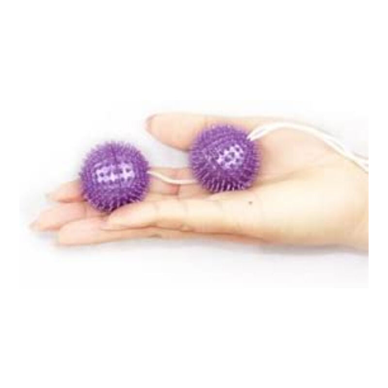BAILE - A DEEPLY PLEASURE PURPLE TEXTURED BALLS 3.60 CM - NOCTURNA DESIRES