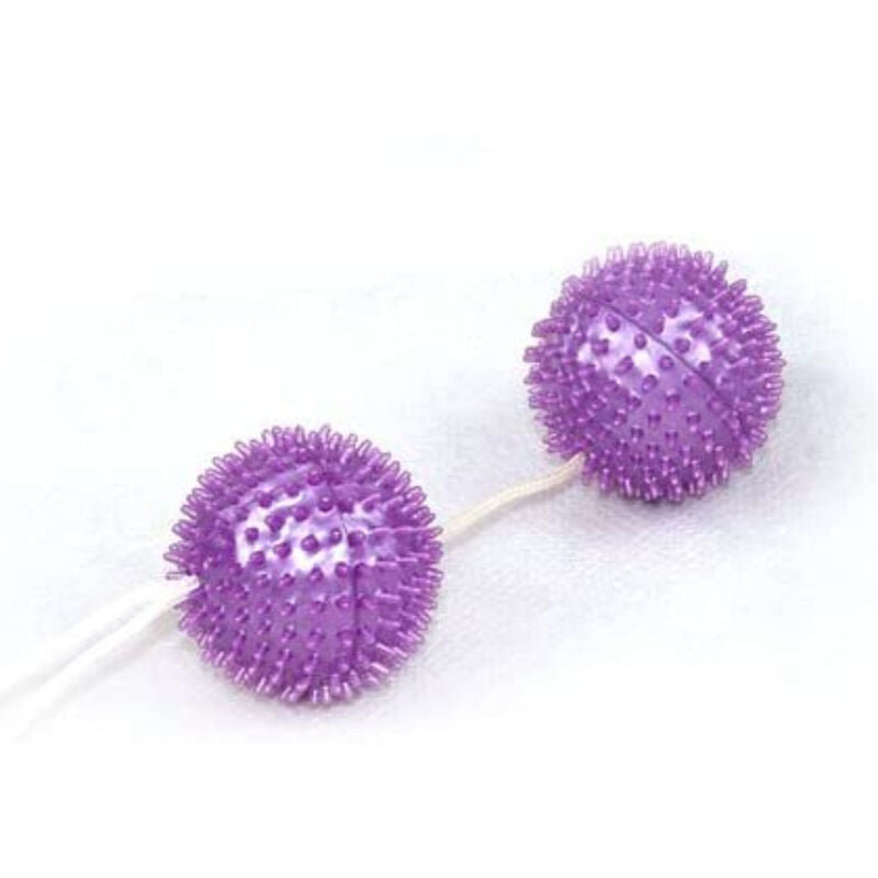 BAILE - A DEEPLY PLEASURE PURPLE TEXTURED BALLS 3.60 CM - NOCTURNA DESIRES