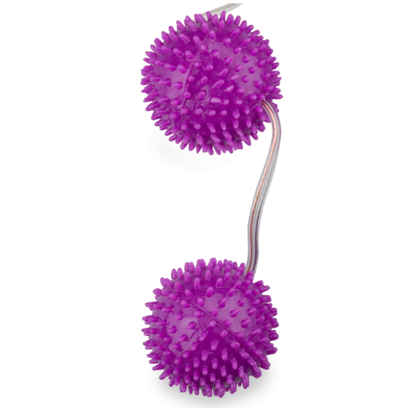 BAILE - A DEEPLY PLEASURE PURPLE TEXTURED BALLS 3.60 CM - NOCTURNA DESIRES