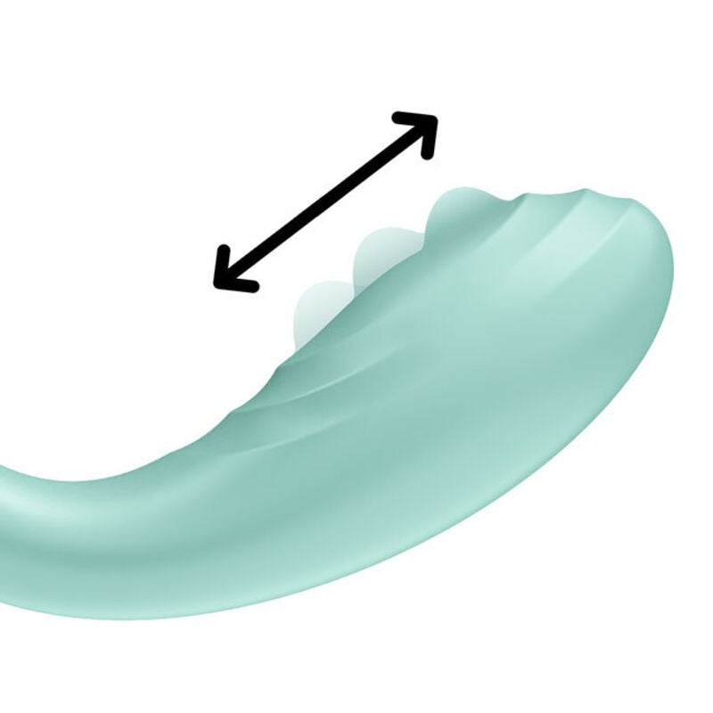 SATISFYER - RRROLLING PLEASURE GSPOT VIBRATOR GREEN - NOCTURNA DESIRES