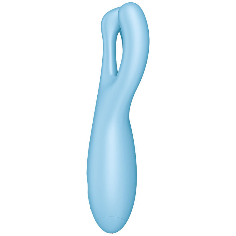 SATISFYER - THREESOME 4 VIBRATOR APP BLUE - NOCTURNA DESIRES