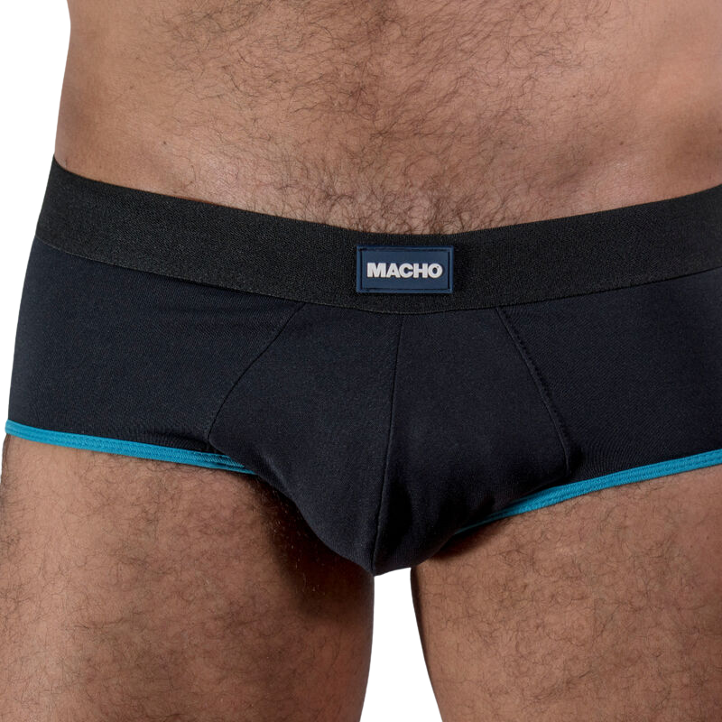 MACHO - MS24B BRIEF UNDERPANTS DARK BLUE S - NOCTURNA DESIRES