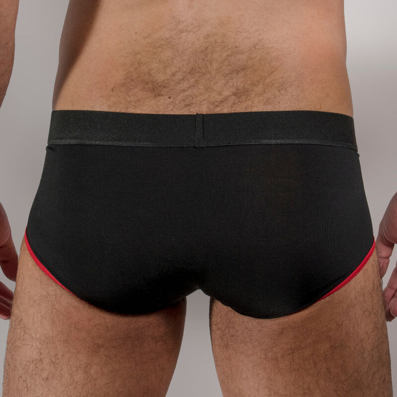 MACHO - MS24R BRIEF UNDERPANTS DARK RED XL - NOCTURNA DESIRES