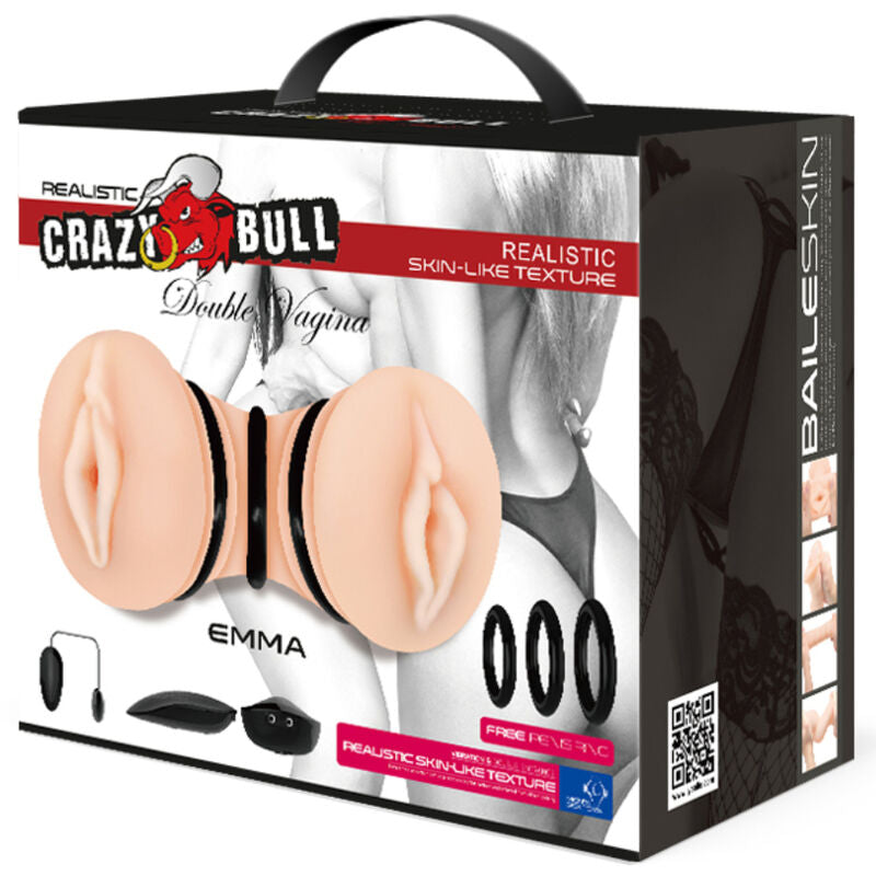CRAZY BULL - EMMA REALISTIC DOUBLE VAGINA MASTURBATOR CRAZY BULL  NOCTURNA DESIRES