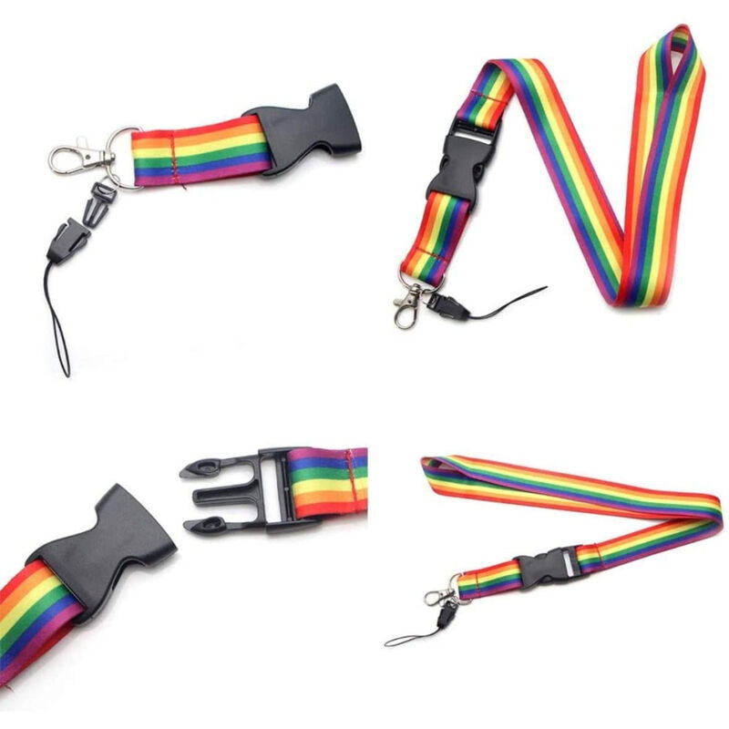 PRIDE - LGBT FLAG LANYARD - NOCTURNA DESIRES