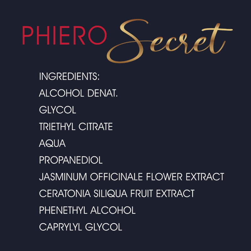 500 COSMETICS - PHIERO SECRET NATURAL ODORLESS COMBINATION FEMALE SEX HORMONES 15 ML - NOCTURNA DESIRES