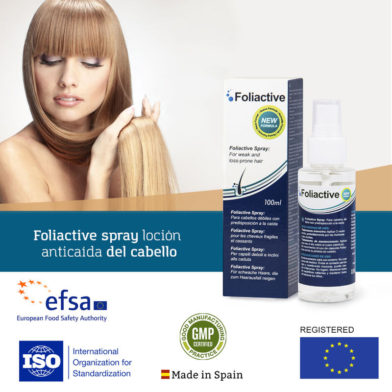 500 COSMETICS - FOLIACTIVE SPRAY. SPRAY TO PREVENT HAIR LOSS AND STIMULATE GROWTH 500COSMETICS  NOCTURNA DESIRES
