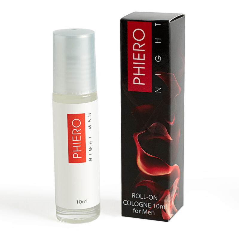 500 COSMETICS - PHIERO NIGHT MAN PERFUME PHEROMONES FOR MEN WITH ROLL-ON 500COSMETICS  NOCTURNA DESIRES