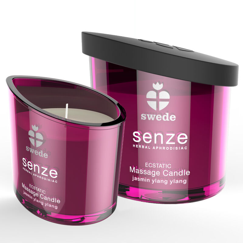 SWEDE - SENZE ECSTATIC MASSAGE CANDLE - JASMINE, YLANG YLANG - NOCTURNA DESIRES