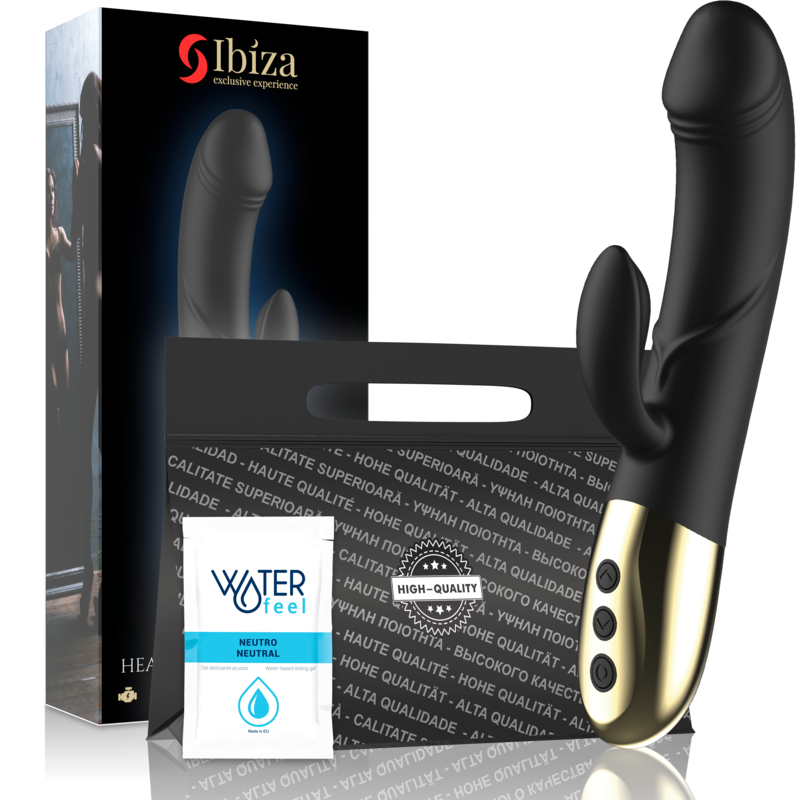 IBIZA - POWERFUL ANATOMICAL VIBRATOR WITH RABBIT - NOCTURNA DESIRES