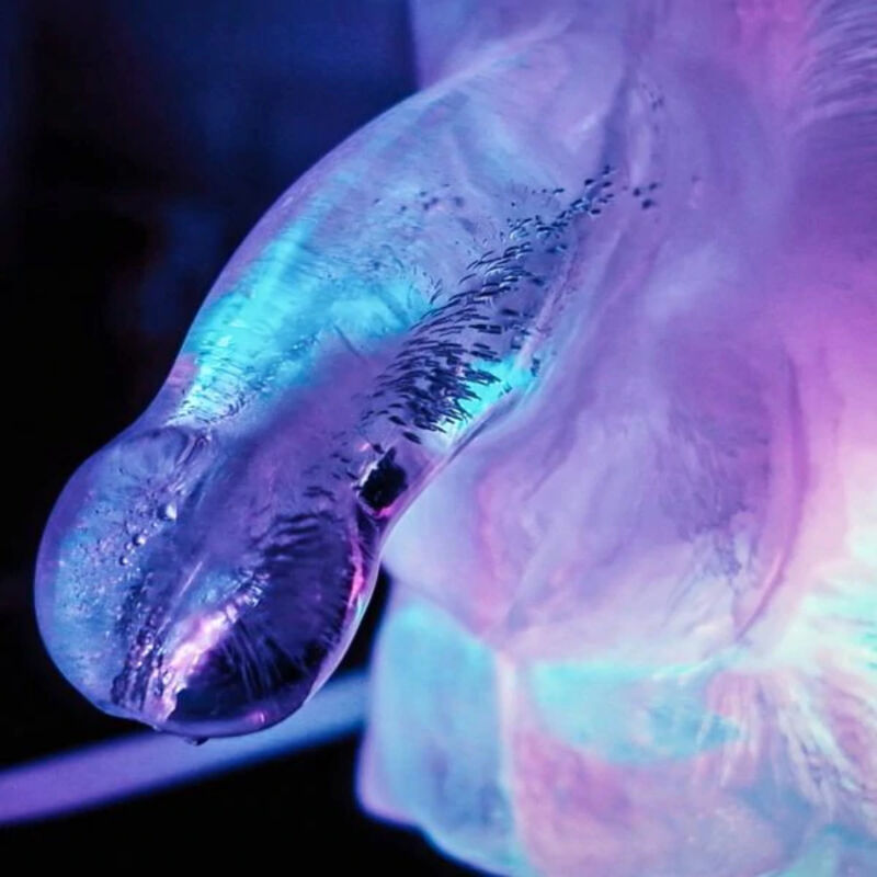 PLAY WIV ME - HUGE PENIS ICE LUGE MOLD - NOCTURNA DESIRES