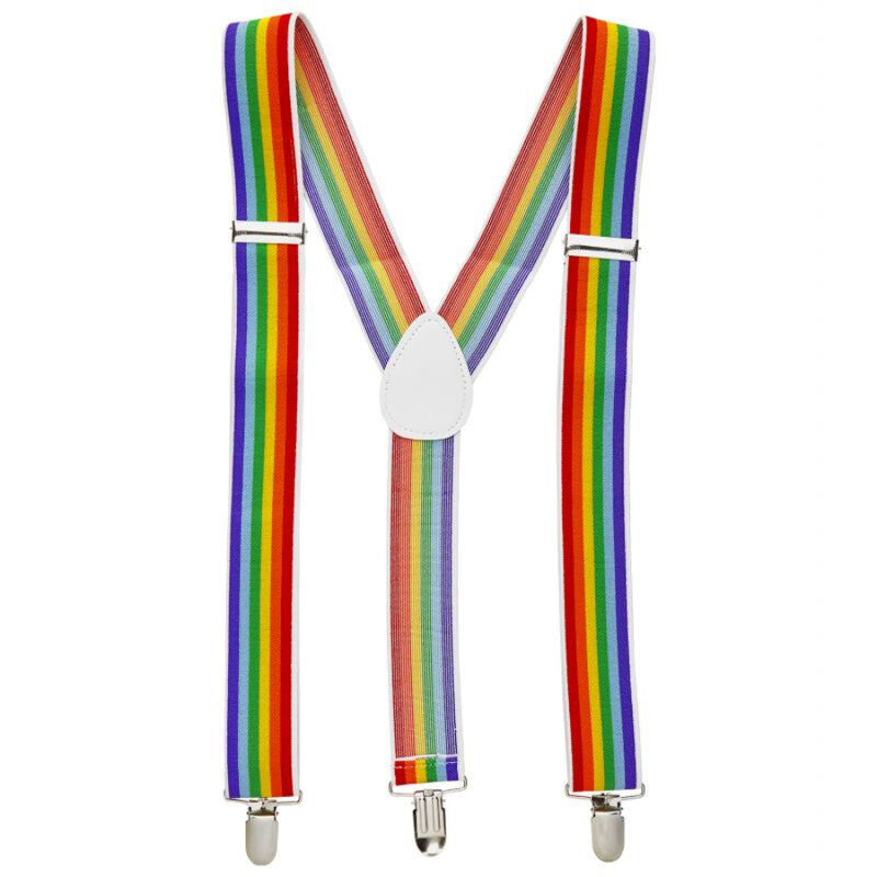 PRIDE - LGBT FLAG SUSPENDERS - NOCTURNA DESIRES