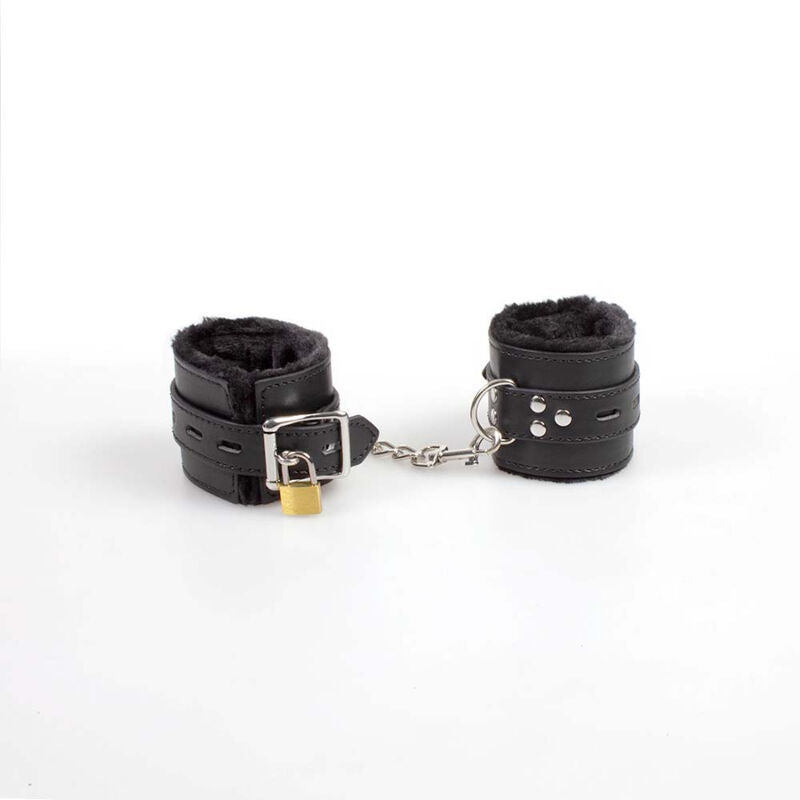 SECRETPLAY - BLACK BONDAGE HANDCUFFS BDSM COLLECTION - NOCTURNA DESIRES