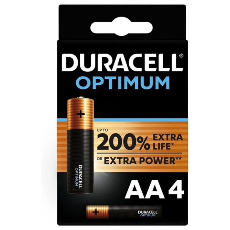 DURACELL - OPTIMUM 200 ALKALINE BATTERY AA LR6 4 UNIT - NOCTURNA DESIRES