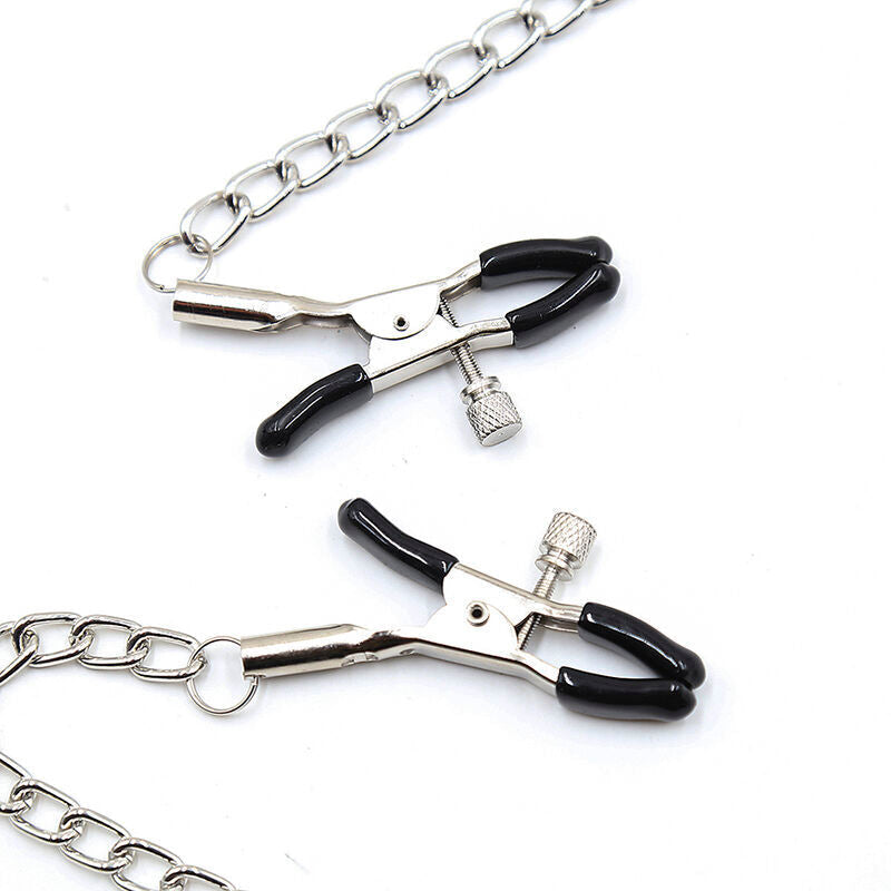 OHMAMA FETISH BLACK BALL GAG WITH NIPPLE CLAMPS OHMAMA FETISH  NOCTURNA DESIRES
