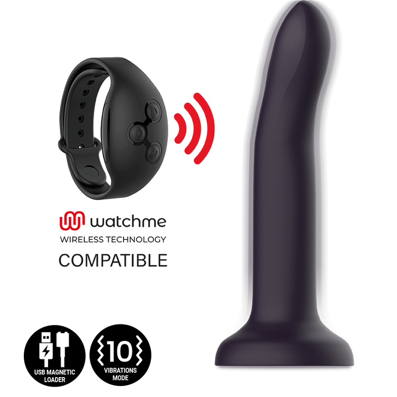 MYTHOLOGY DUMAN MYSTIC DILDO S - VIBRATOR WATCHME WIRELESS TECHNOLOGY COMPATIBLE - NOCTURNA DESIRES