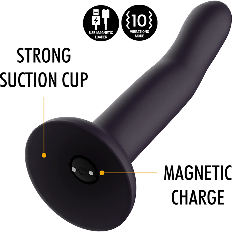 MYTHOLOGY - DUMAN MYSTIC DILDO M - VIBRATOR COMPATIBLE WITH WATCHME WIRELESS TECHNOLOGY - NOCTURNA DESIRES