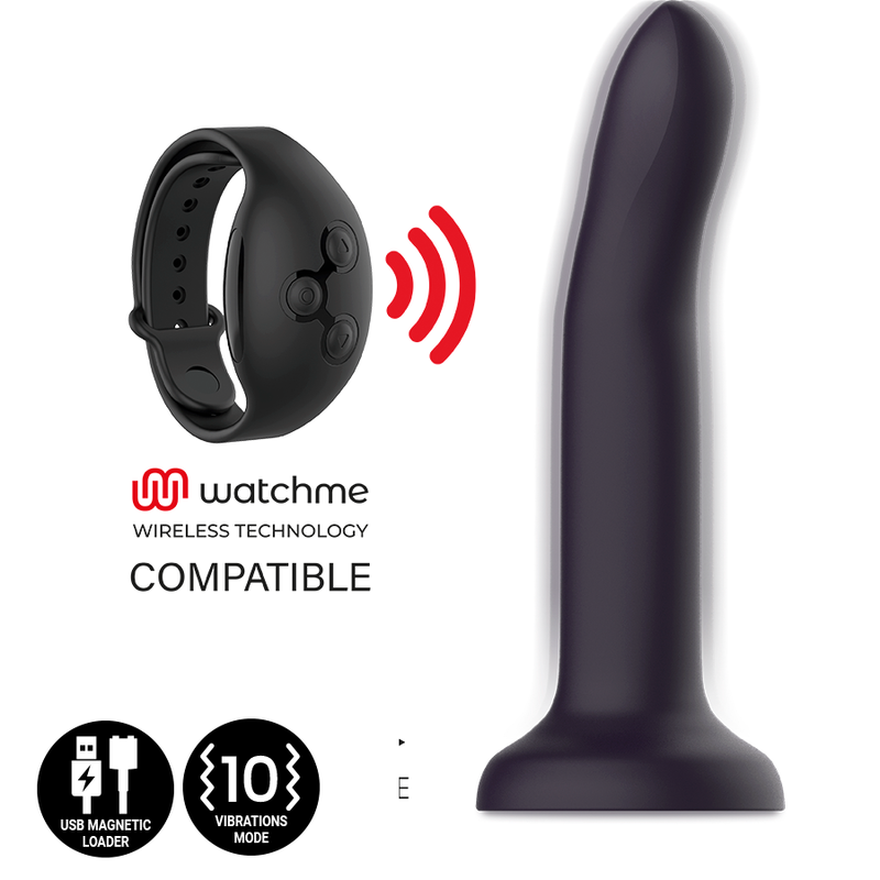 MYTHOLOGY - DUMAN MYSTIC DILDO L - VIBRATOR COMPATIBLE WITH WATCHME WIRELESS TECHNOLOGY - NOCTURNA DESIRES