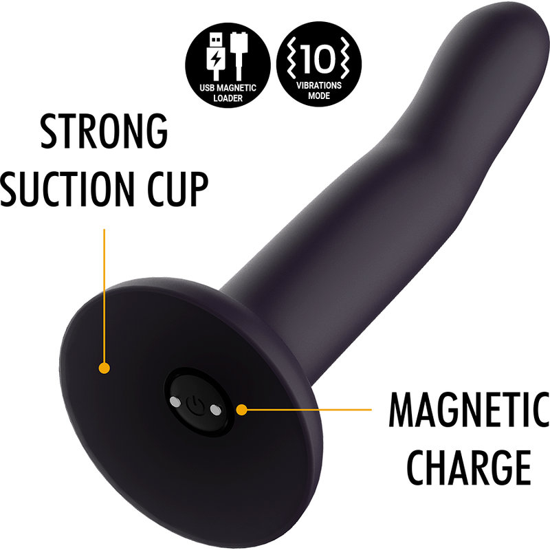 MYTHOLOGY - DUMAN MYSTIC DILDO L - VIBRATOR COMPATIBLE WITH WATCHME WIRELESS TECHNOLOGY - NOCTURNA DESIRES