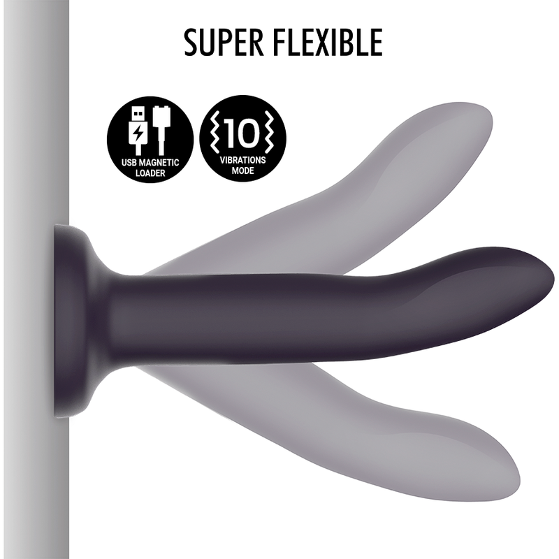 MYTHOLOGY - DUMAN MYSTIC DILDO L - VIBRATOR COMPATIBLE WITH WATCHME WIRELESS TECHNOLOGY - NOCTURNA DESIRES