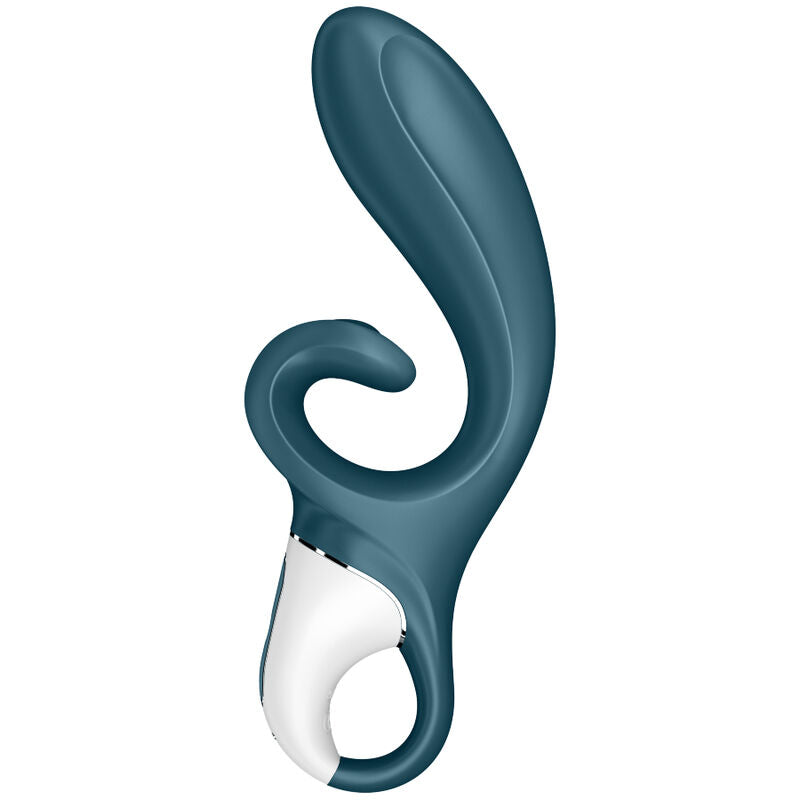 SATISFYER - HUG ME RABBIT VIBRATOR APP BLUE SATISFYER CONNECT  NOCTURNA DESIRES