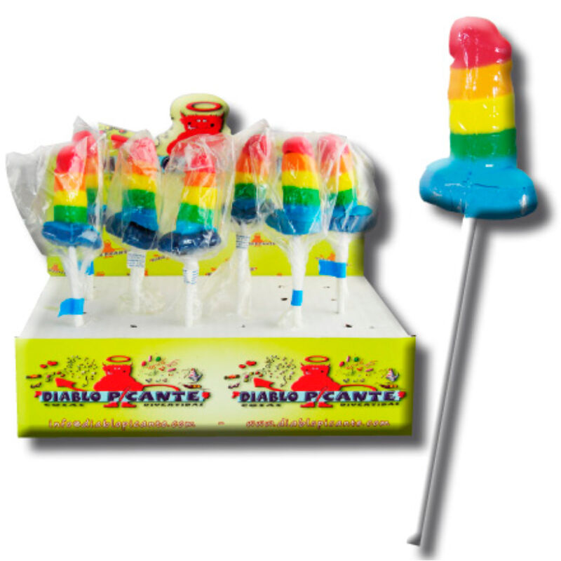 PRIDE - GUMMY LOLLIPOP PENIS LGBT - NOCTURNA DESIRES
